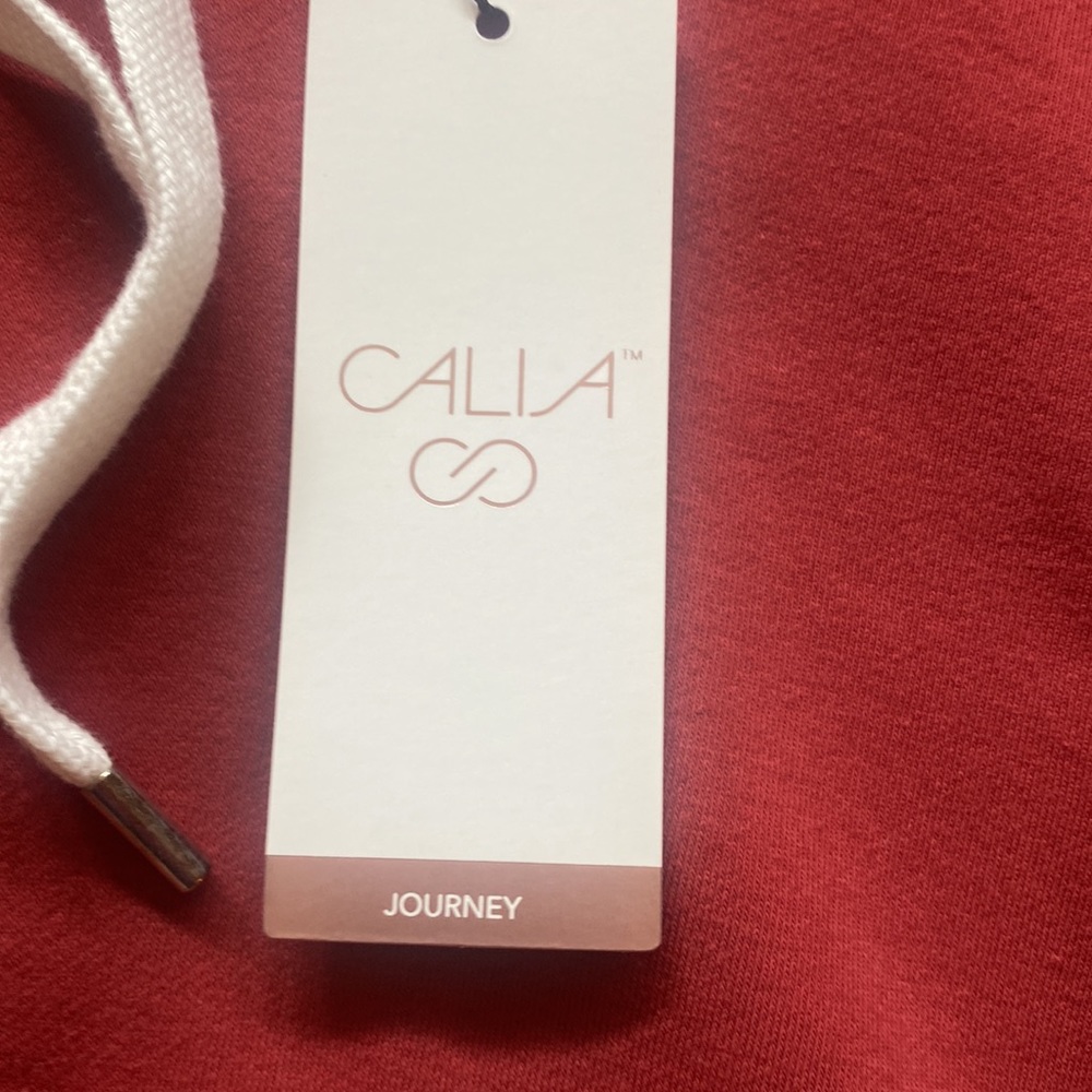 NWT Calia Boxy Sweatshirt XXL Dark Clay Red - Picture 6 of 11
